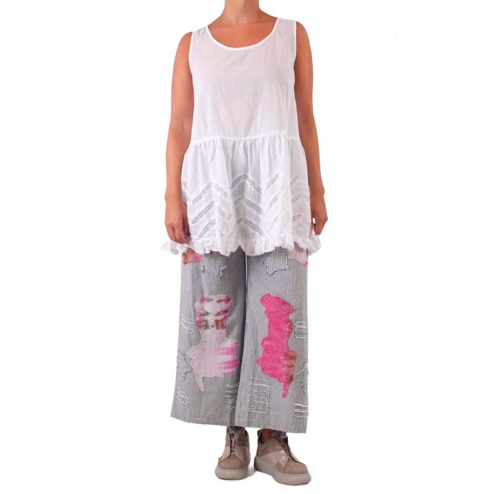 NEW TULIP CLOTHING moana tank top in white